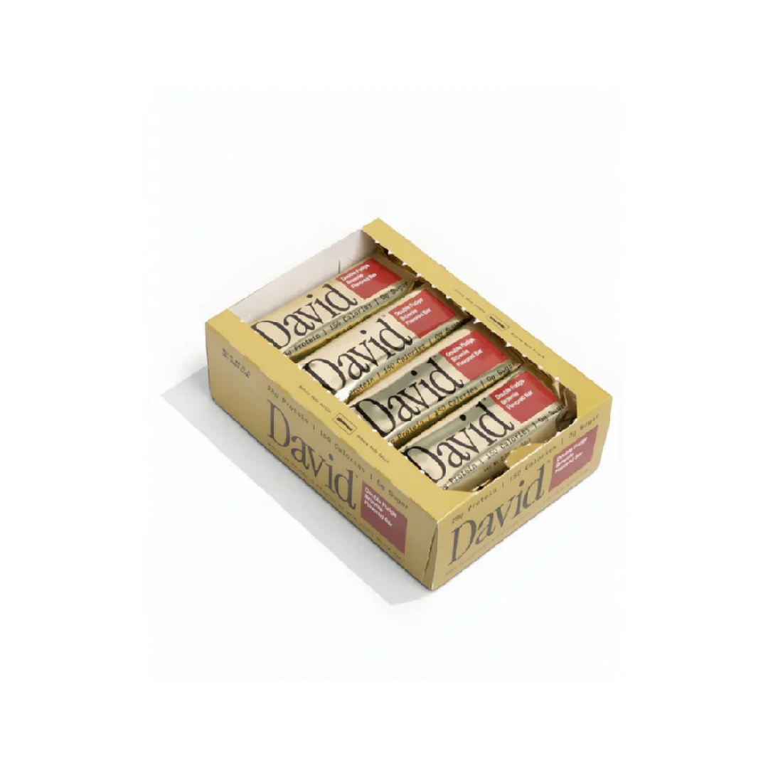 David Protein Bars (12 Bars) - Sugar-Free, High-Protein Snacks