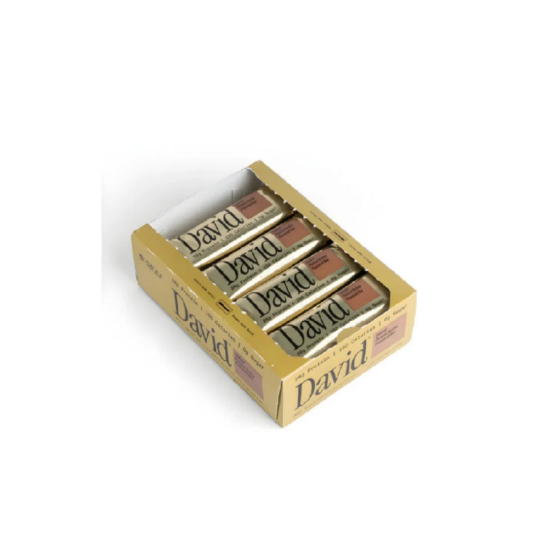 David Protein Bars (12 Bars) - Sugar-Free, High-Protein Snacks